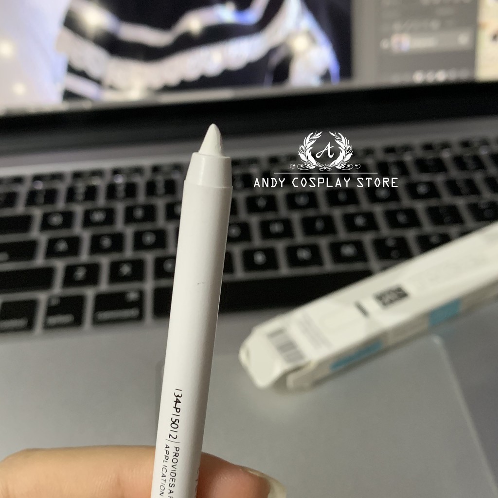 [CÓ SẴN] Bút kẻ mắt trắng không trôi Menow Water Resistant Eyeliner Pencil