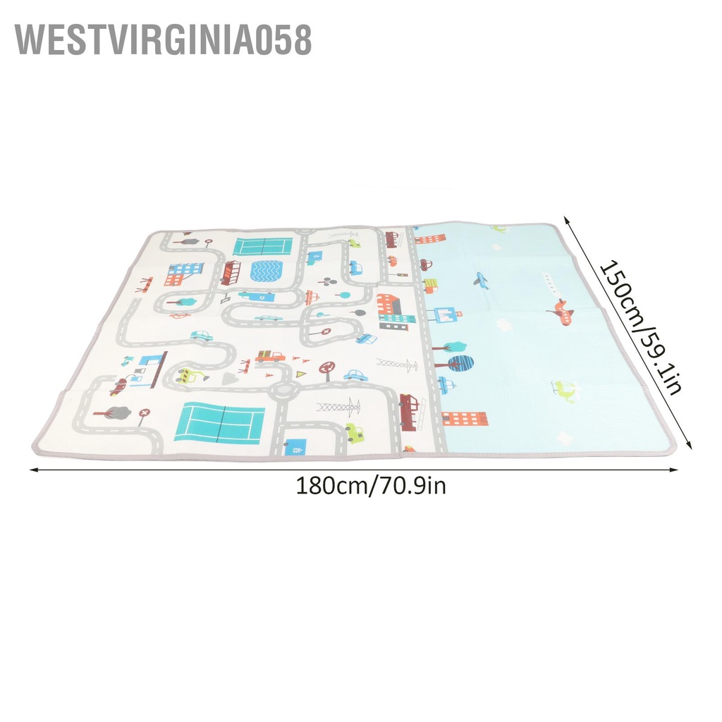 Có thể bán buôn Baby Play Mat Crawling Floor Playmat XPE 180x150cm với Túi lưu trữ để chơi trong nhà  Westvirginia058 Hàng giao ngay