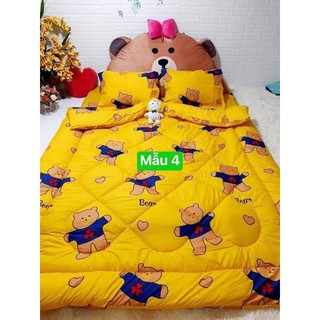 GA GIƯỜNG COTTON BỘ GỒM ( 1 GA + 2 VỎ GỐI NẰM )