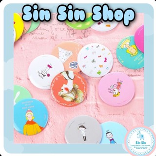 Gương Mini Cầm Tay Bỏ Túi Phong Cách Hàn Quốc - SINSIN