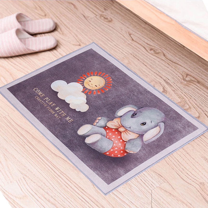 THẢM LAU CHÂN Nhà Tắm, Phòng Khách, Phòng Ngủ 3D Cá Tính CHỐNG TRƠN TRƯỢT 39x60CM