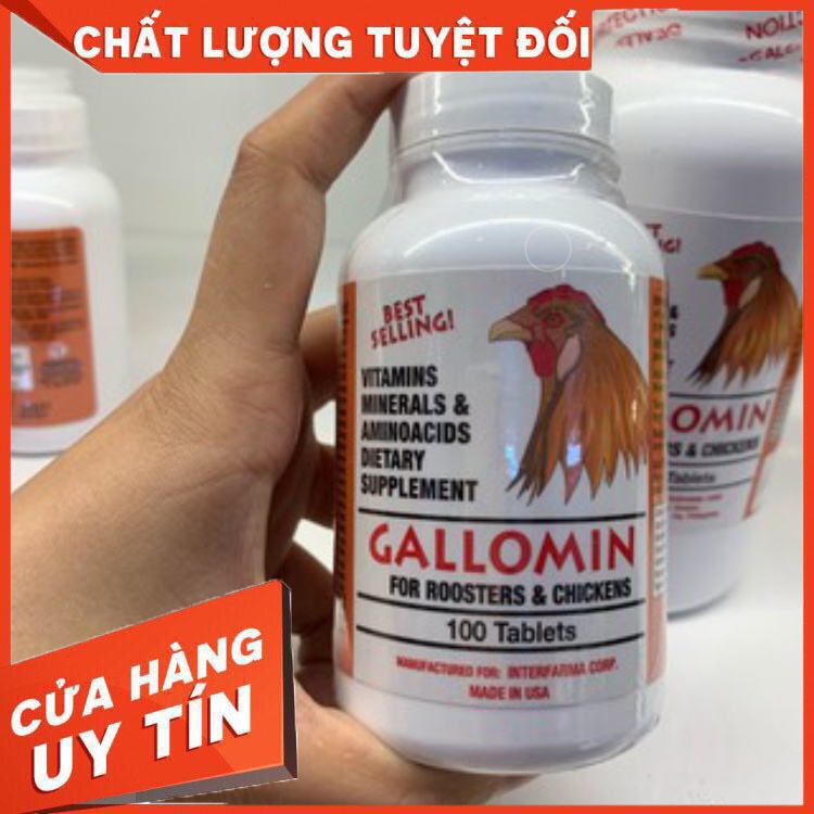 Combo Gallomin & B15&b12 - Thuốc nuôi tăng bo cho gà đá