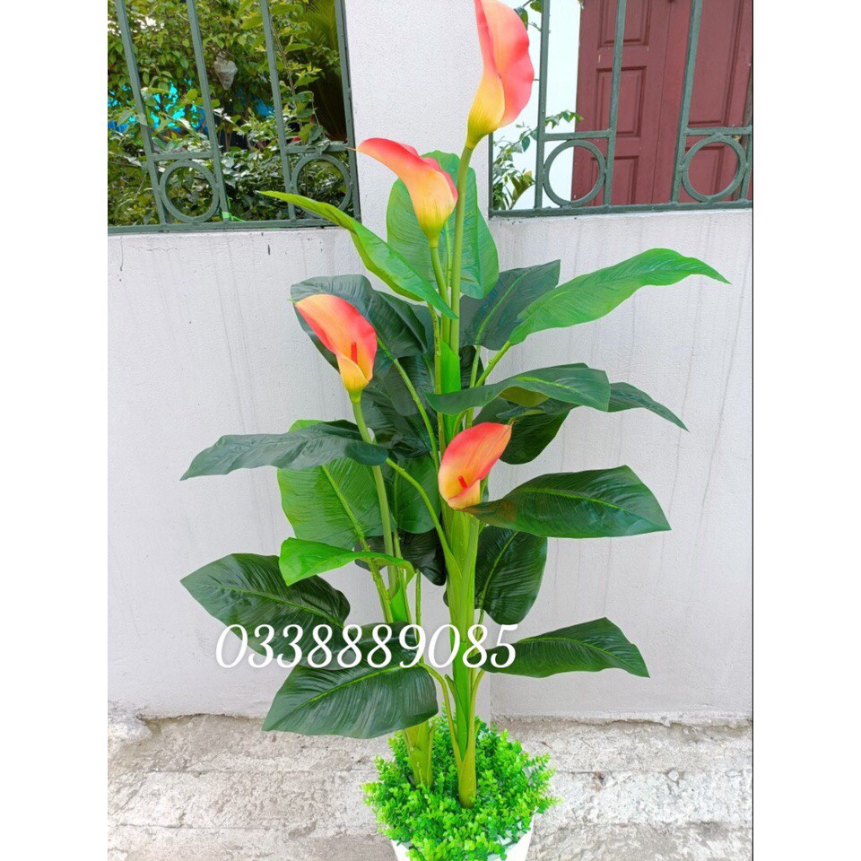 Cây giả- Cây hoa Rum (ZUM) 1,6m siêu đẹp