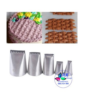 SET 5 ĐUI BẮT VIỀN BÔNG KEM