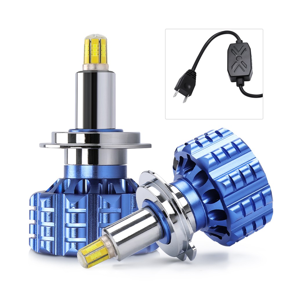 Đèn pha bóng LED chùm tia thấp H1 LED H7 H11 HB3 / 9005 HB4 / 9006 chiếu sáng 360 độ cho xe hơi