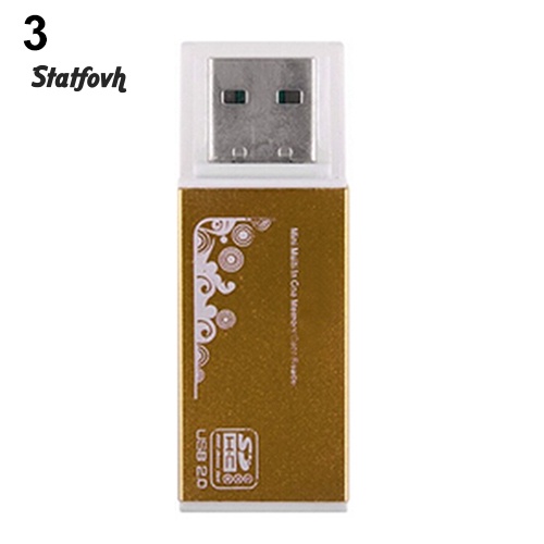 Đầu Đọc Thẻ Nhớ Usb 2.0 1 Cho Micro Sd Sdhc Tf M2 Mmc Ms Pro Duo | BigBuy360 - bigbuy360.vn