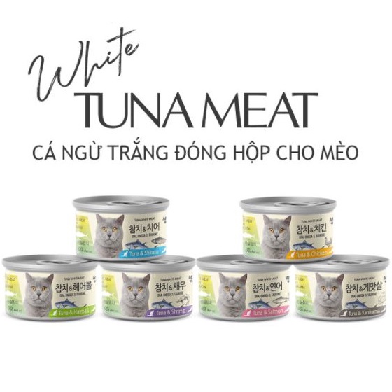 [CHÍNH HÃNG] PATE MEOWOW CHO MÈO CÓ NHIỀU VỊ - LON 80G