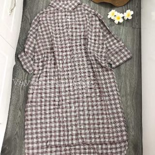 Váy sơ mi kẻ quảng châu