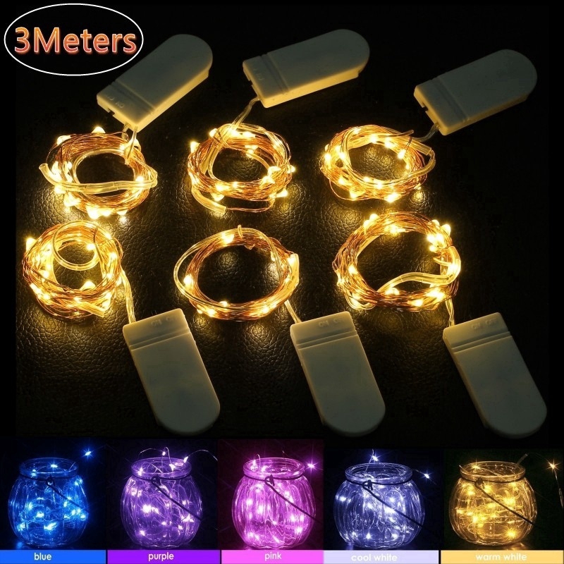 Lights LED Starry Lights Fairy Holiday Light Copper LED Strings