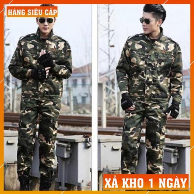 [FreeShip – Xả Kho 1 Ngày]  Quần Áo Lính Mỹ US ARMY - Quần Túi Hộp Nam Giá Rẻ Kiểu Lính-  Áo Lính Mỹ