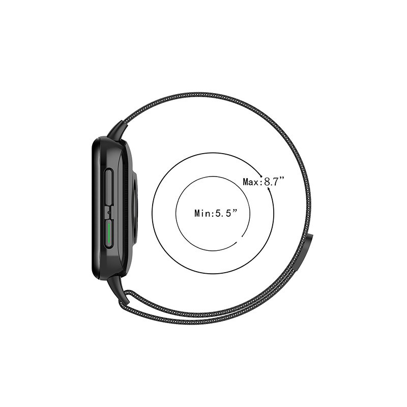 Dây Đeo Thay Thế Chất Liệu Thép Không Gỉ Thời Trang Cho OPPO Watch 41mm 46mm