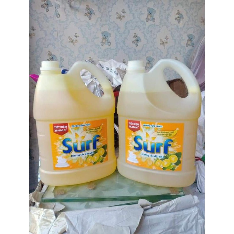 Nước rửa chén surf 4kg