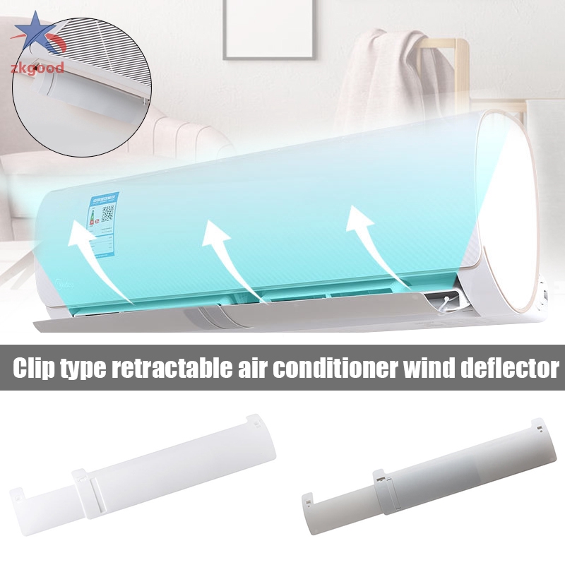 Adjustable Air Conditioner Deflector Confinement Air Deflector Outlet Air Wing Air Cooled Anti Blast Baffle Wind Direction Telescopic Windshield