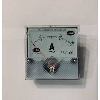 Đồng hồ đo ampe 30a 80x80