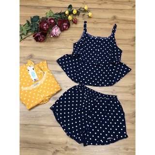 Đồ bộ đùi lụa hai dây, IB CHỌN MÀU
