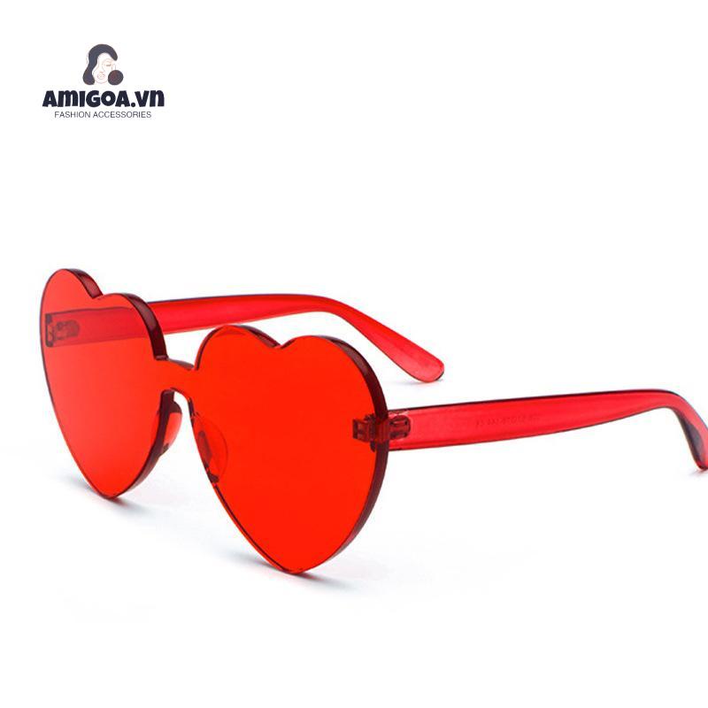 Kính Mát Gọng Trái Tim Thời Trang Cho Nữ