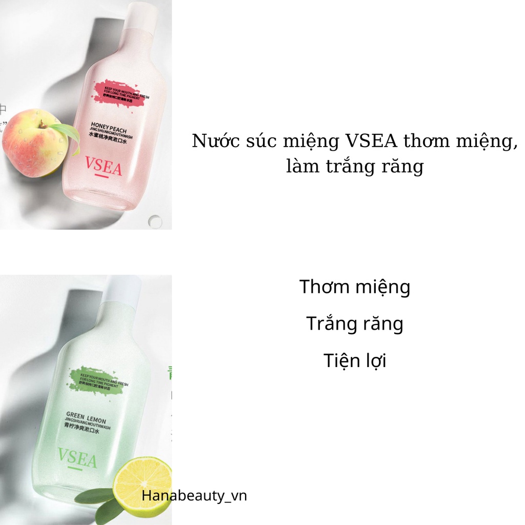 Nước súc miệng VSEA Thơm Miệng Sạch Sẽ Nội Địa Trung 350ml