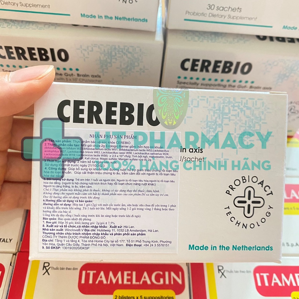 Cerebio - Men vi sinh Hỗ trợ cải thiện sức khỏe đường ruột