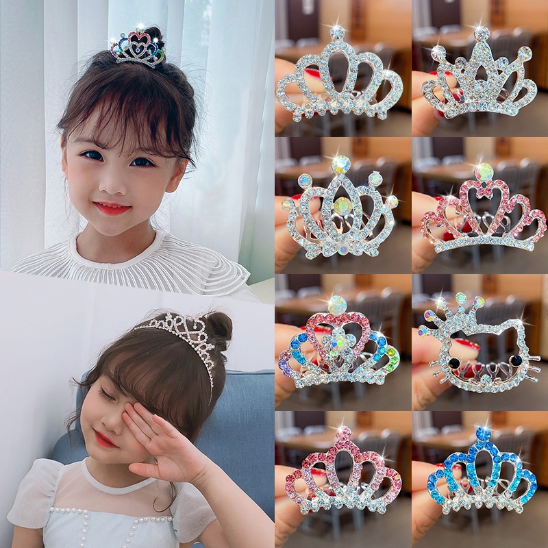 Vương miện công chúa cài tóc đáng yêu cho bé gái