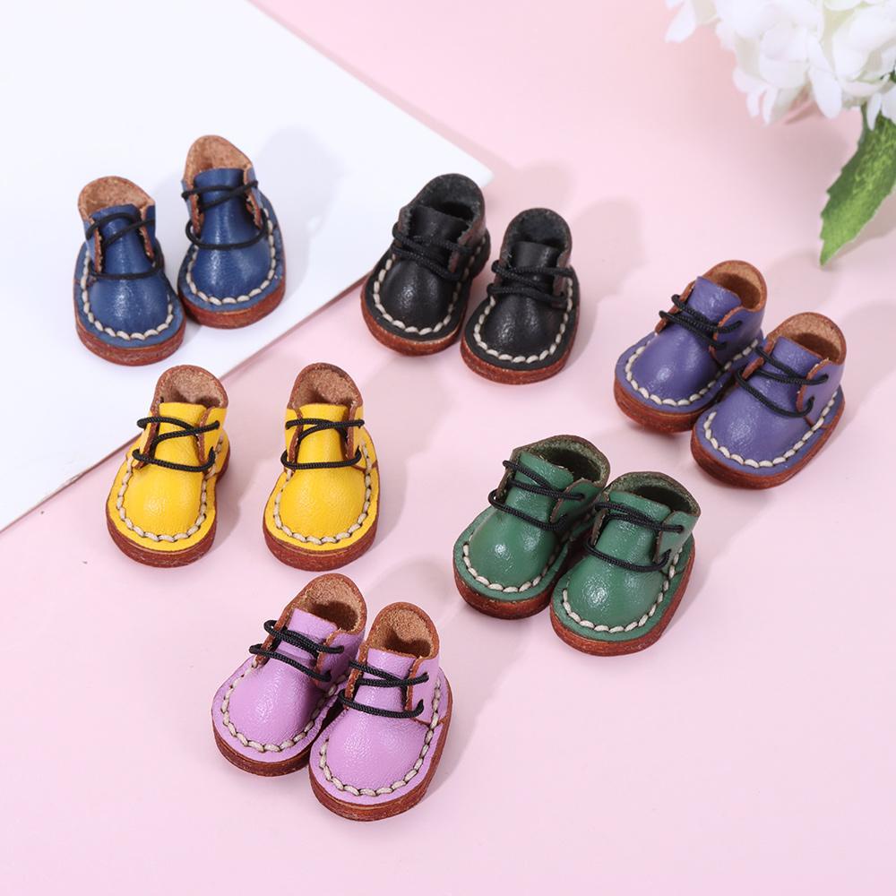 Giày Thể Thao Da Bò Cho Búp Bê obitsu11GSCbody9OB11 Tỉ Lệ 1 / 11 OB11