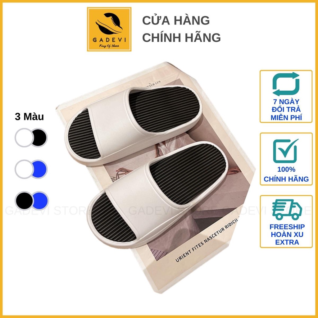 Dép quai ngang nữ thời trang GADEVI đế cao dáng bánh mì chất EVA siêu bền chống thấm nước GD003