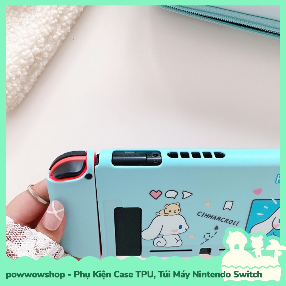 [Sẵn VN - Hỏa Tốc] Switch V1, V2 Case Ốp TPU Dẻo, Túi Đựng Máy Cho Máy Game Cầm Tay Nintendo Switch Bubble Cinnamoroll