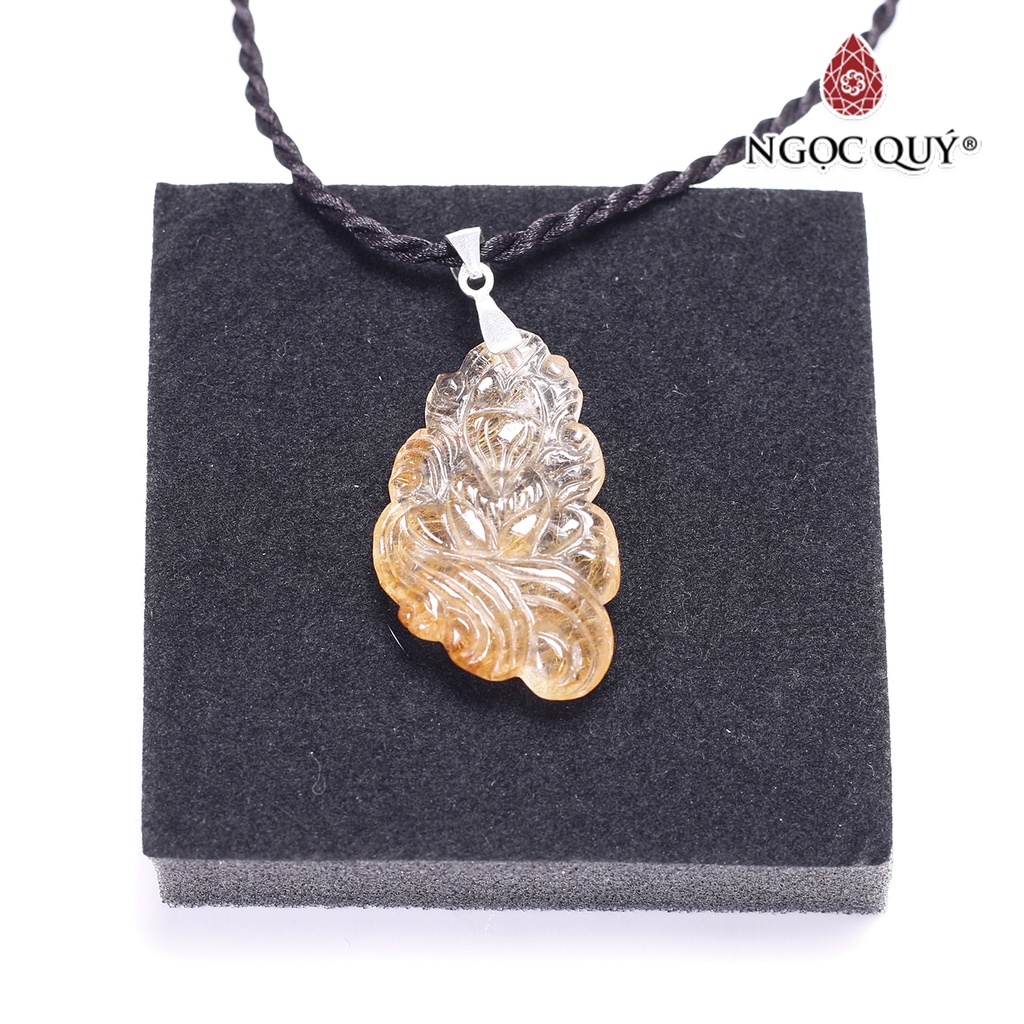 Mặt dây chuyền nữ hoàng hồ ly TA tóc đỏ cam - Ngọc Quý