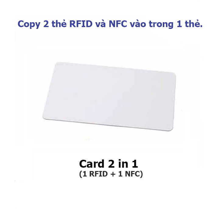 Thẻ từ 2 trong 1 .