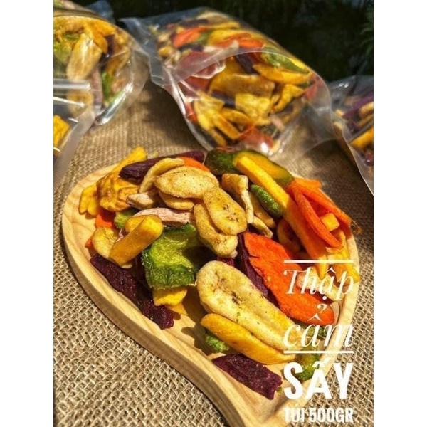 Thập cẩm sấy loại 1 ,rau củ đà lạt sấy nguyên chất ,tongkhominhnguyen