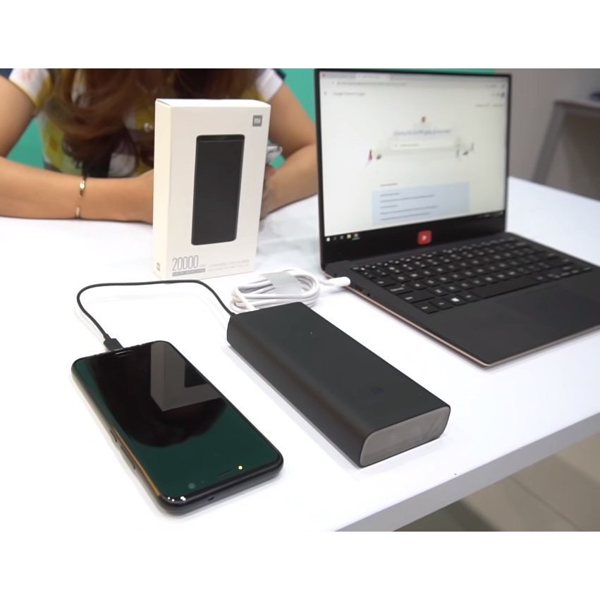 Pin sạc dự phòng 20000mAh Xiaomi gen 3 | PLM07ZM 45W sạc cho mackbook/Laptop