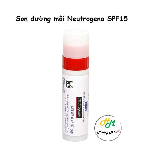 Son dưỡng môi Neutrogena lip moisturizer sunscreen SPF15