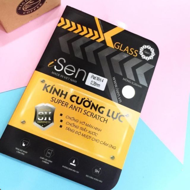 Cường Lực IPad Mini 4, IPad mini, IPad 4 - Chính Hãng isen Việt Nam | BigBuy360 - bigbuy360.vn