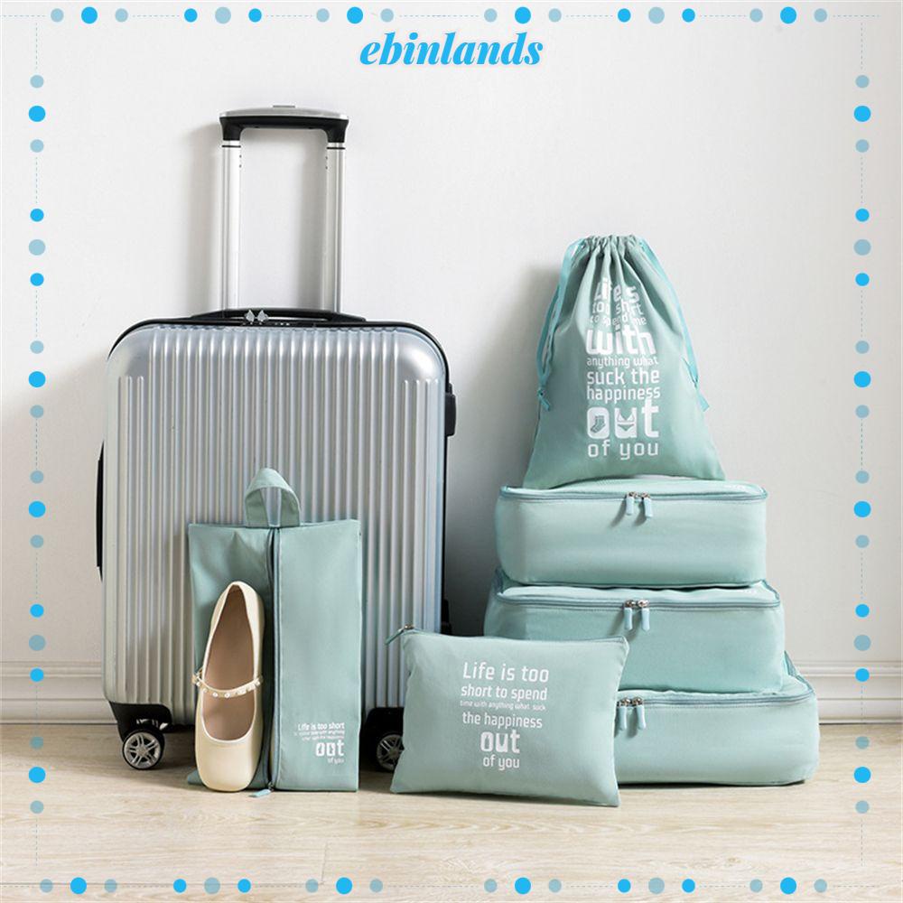 Ebinlands Set Túi Xách Tay Đựng Giày Đa Năng Có Khóa Kéo Thời Trang Du Lịch Cho Nam Và Nữ