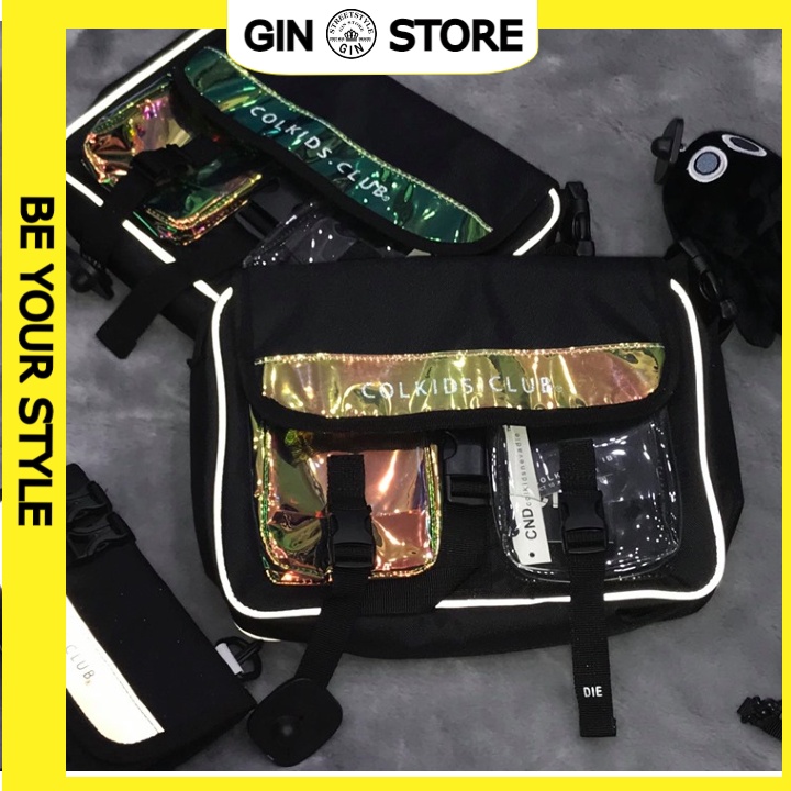 Túi shoulder bag PHẢN QUANG COLKIDS CLUB hologram  (gin store)