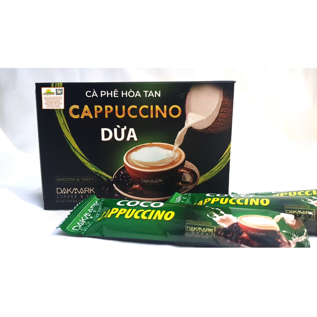 TÉP Cà phê Capuccino Dừa hòa tan TQD 17gram | BigBuy360 - bigbuy360.vn