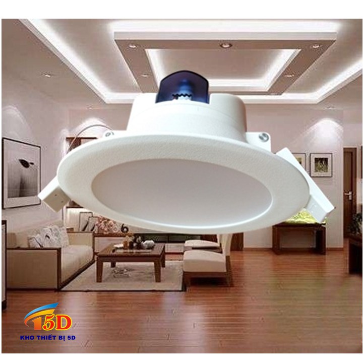 Đèn LED Downlight âm trần 8W D90mm - Ánh sáng trắng