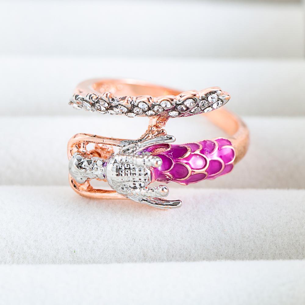 Nhẫn Thời Trang Hình Rồng Độc Đáo Cá Tính|Váy Cưới Cô Dâu Sang Trọng Quý Phái|Nhẫn Đính Đá Zircon Thời Trang