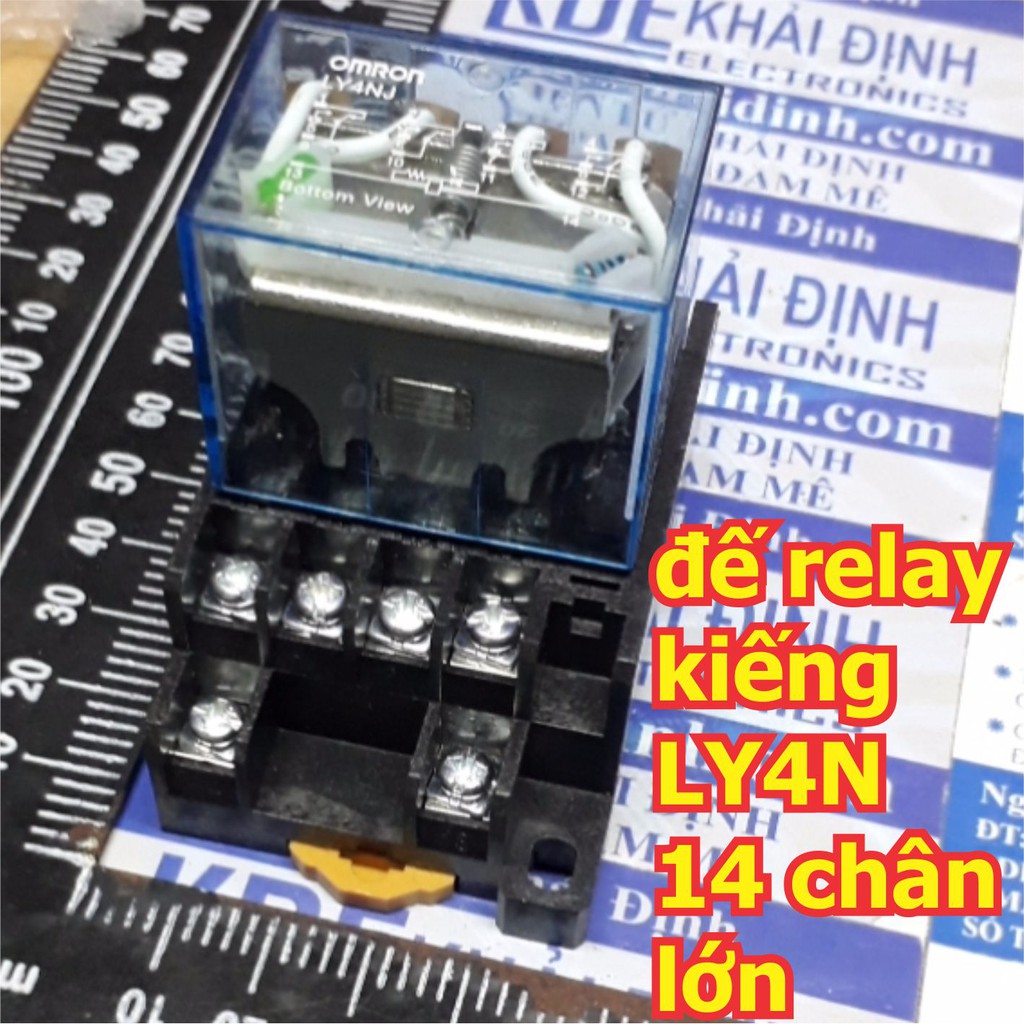 Đế Relay Kiếng LY4N-J PTF14A HH54PL loại 14 chân lớn kde5402