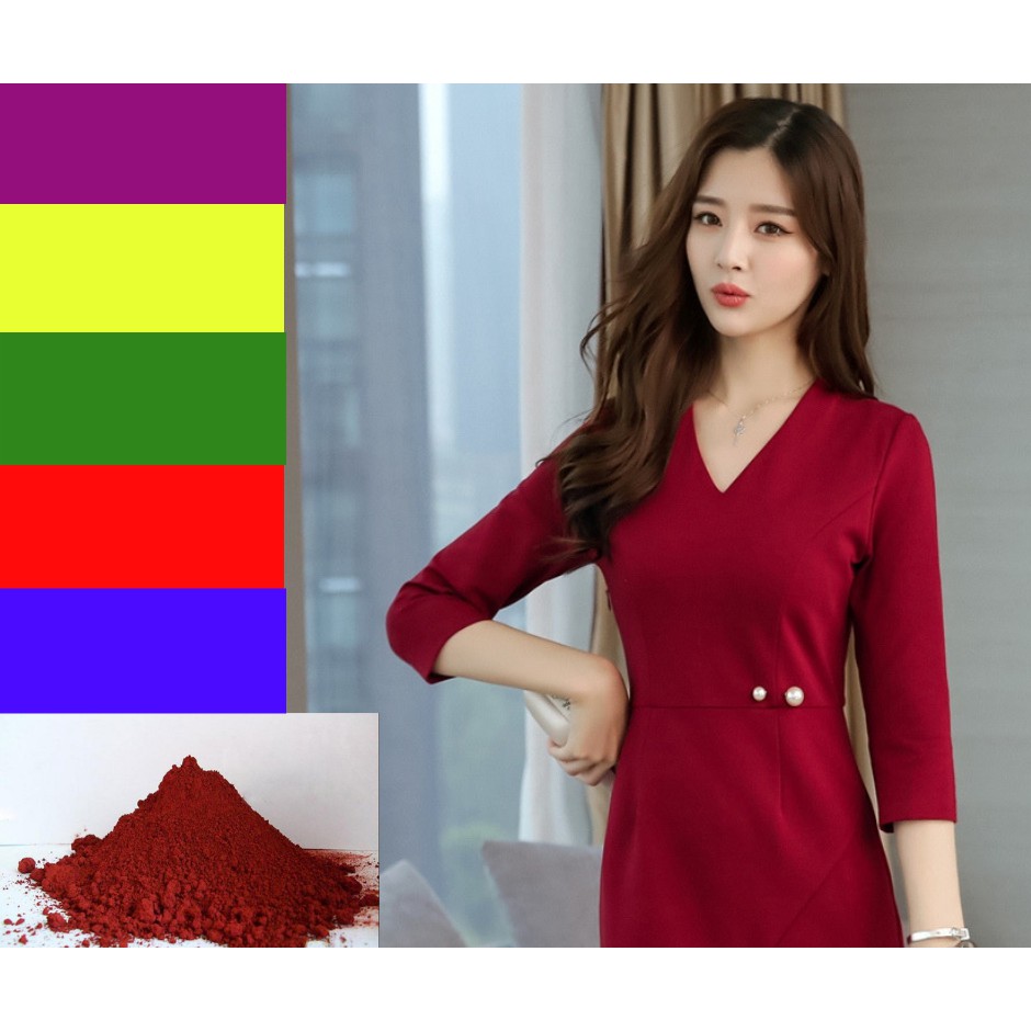 Màu NHUỘM Quần áo màu ĐỎ Đô