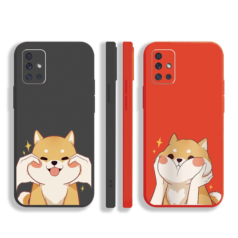 Ốp Điện Thoại Hình Chú Chó Shiba Inu Cho Samsung Galaxy A31 A32 4G A52 A72 5G A11 A51 A20S