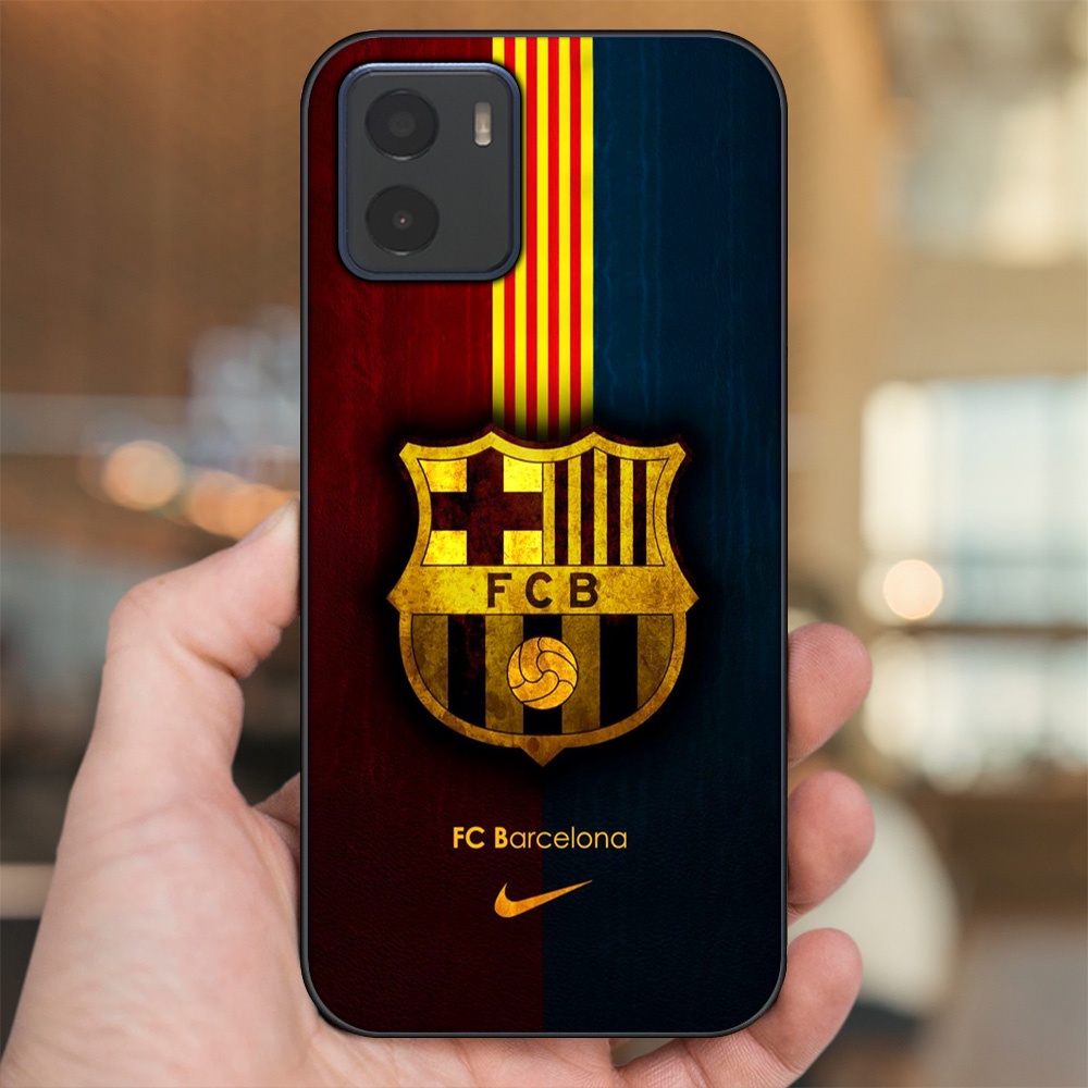 Ốp lưng Vivo Y15s, Y15a viền đen in hình Barcelona Barca