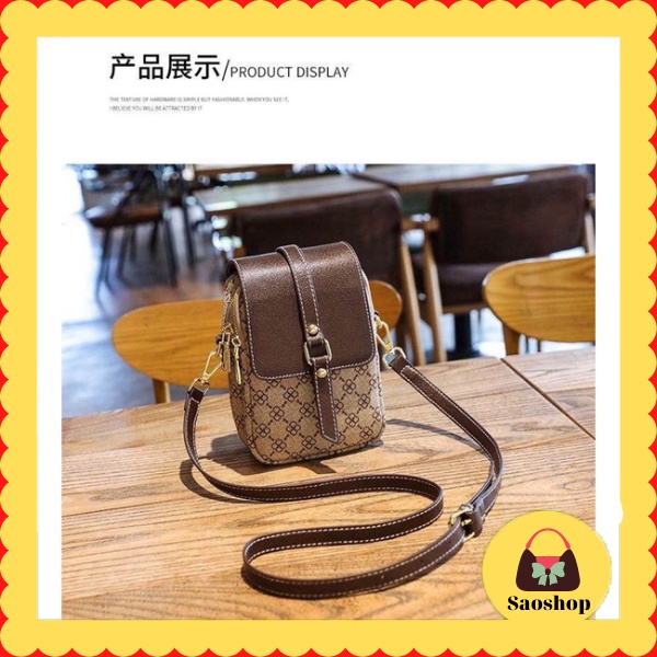 Túi xách đựng dt nữ đeo chéo thời trang, túi xách nhiều ngăn