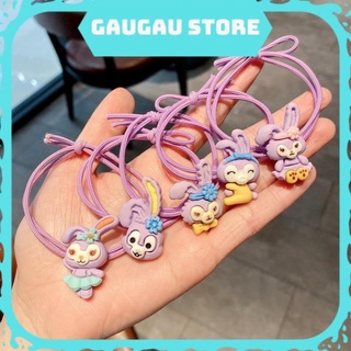 1 dây cột tóc hình thỏ tím dailu hoạt hình dễ thương