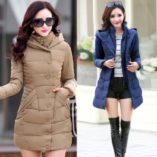 Freeship 99k TQ_Áo phao nữ dáng dài