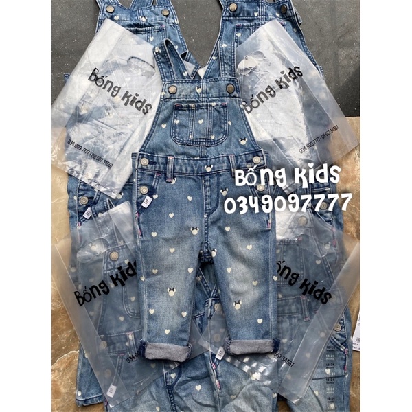 Quần Yếm Bé Gái Minnie Tim Denim G