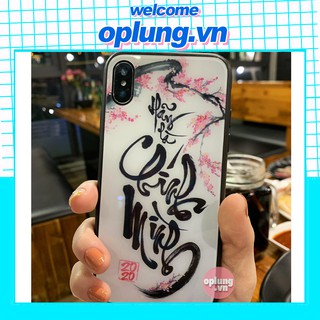 Ốp kính iphone thư pháp Hãy Là Chính Mình Ngày Mai Trời Lại Sáng cực chất nổi bật cá tính (k133)