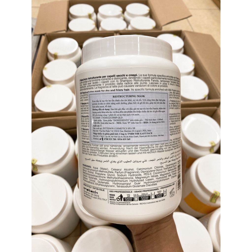 DẦU HẤP - Ủ - XẢ TÓC CAO CẤP NUTRICARE FANOLA CHÍNH HÃNG MADE IN ITALY MẪU MỚI