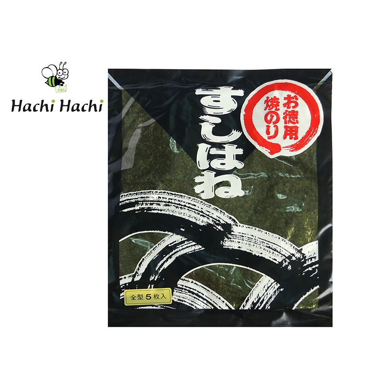 Rong biển cuốn sushi 23g 5 miếng (chay mặn đều dùng được) Nishibe Nori - Hachi Hachi Japan Shop
