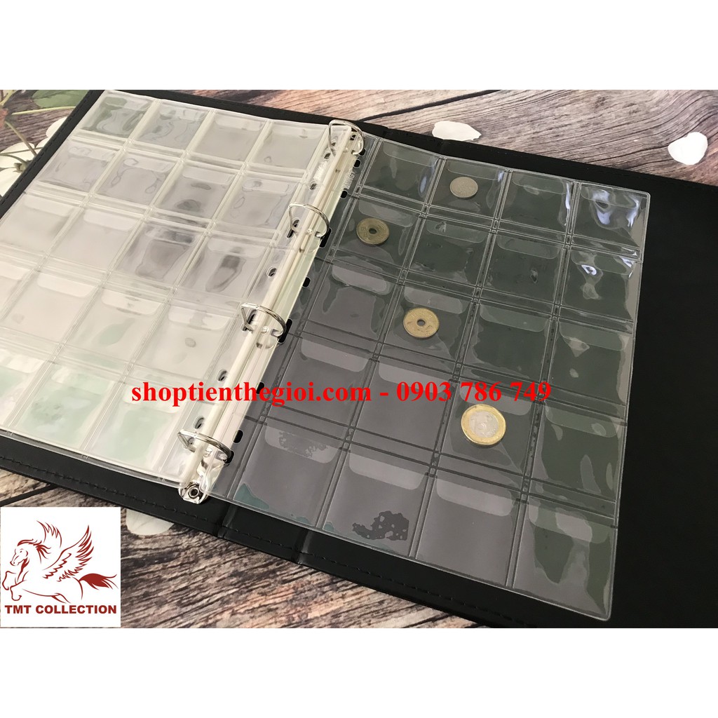 Lá Phơi Trong 20 Ngăn Chuyên Đựng Tiền Xu Loại Lớn - TMT Collection - 1P20X