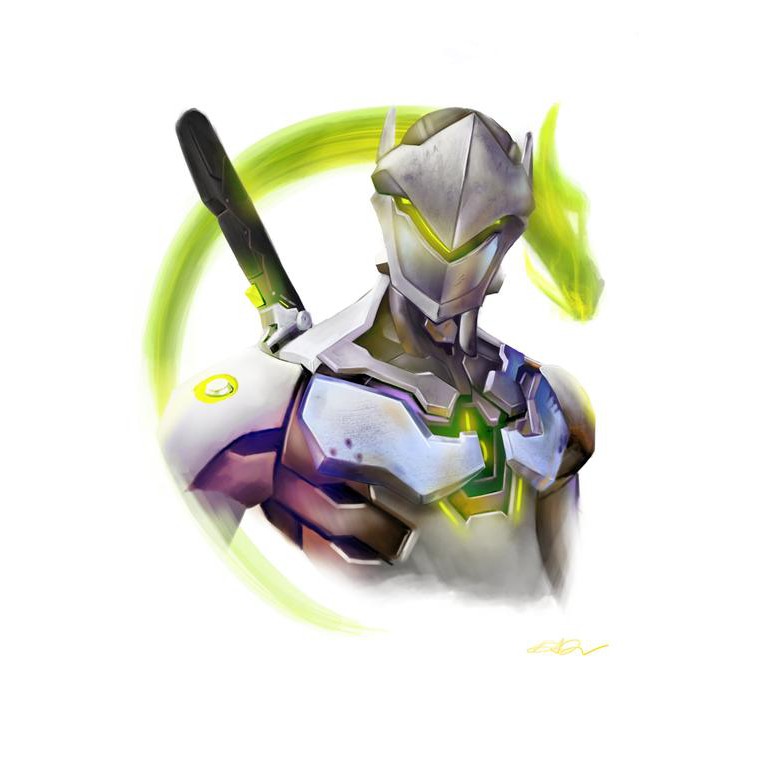 Mô hình thanh Genji mặc định 1m bằng Foam - Overwatch | Baystore